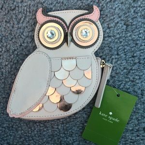 NWT Kate Spade Owl Change Purse